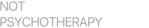 PhilosophyCenter | Not Psychotherapy